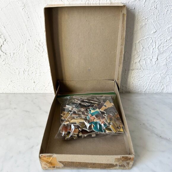 Vintage 1950s Lady and the Tramp Kids Puzzle 60+ Pieces Jaymar - Complete - Picture 4 of 7